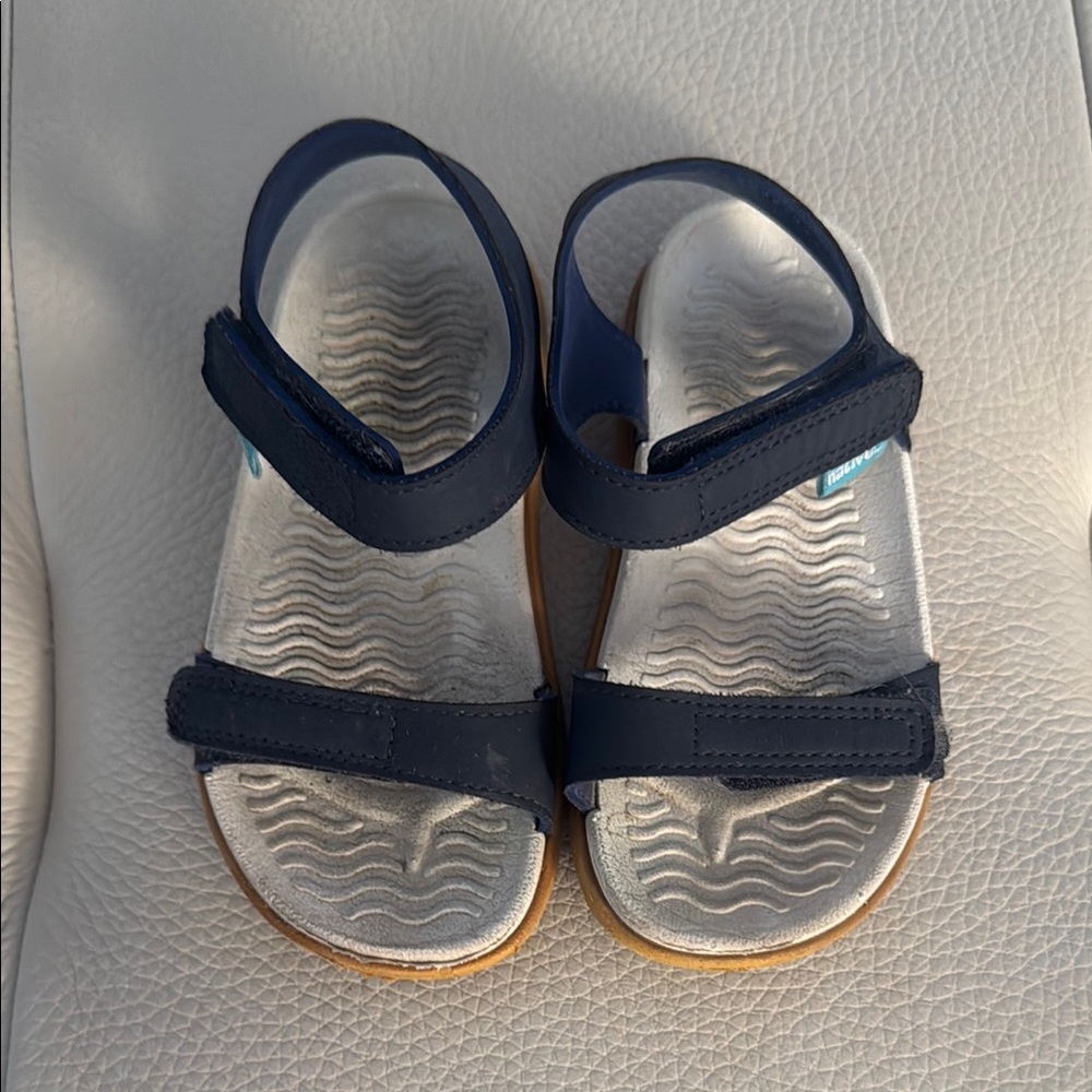 Native Blue and White Sandals for Everyday Comfort